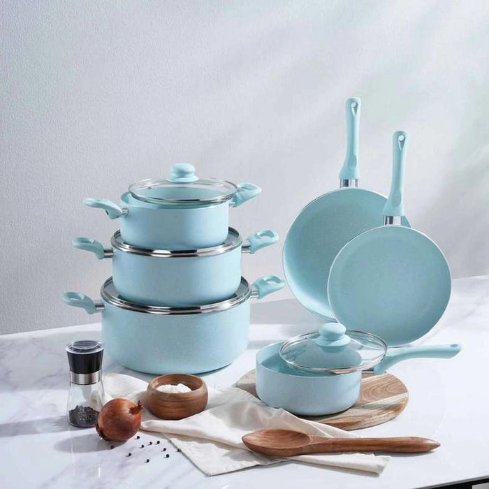 Wilson Cooking Pot With Lid Dia24Cm - Blue