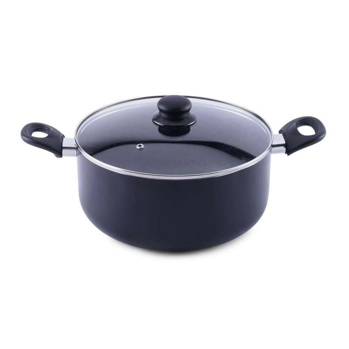 Wilson Cooking Pot With Lid Dia28Cm - Black