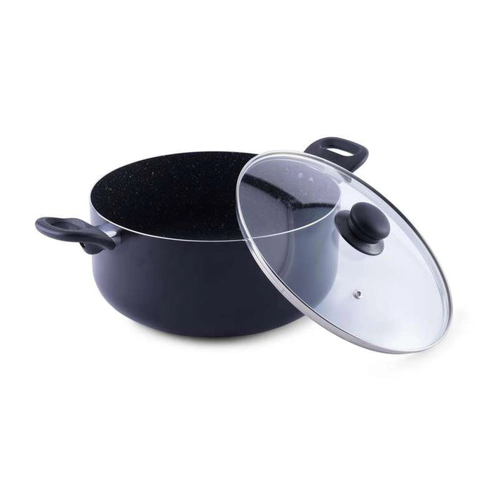 Wilson Cooking Pot With Lid Dia28Cm - Black