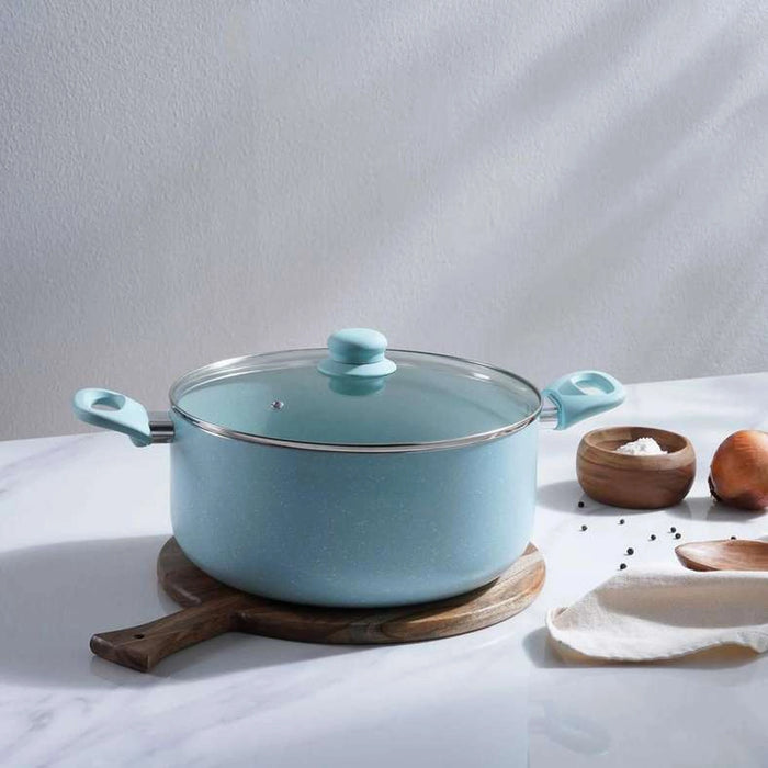Wilson Cooking Pot With Lid Dia28Cm - Blue