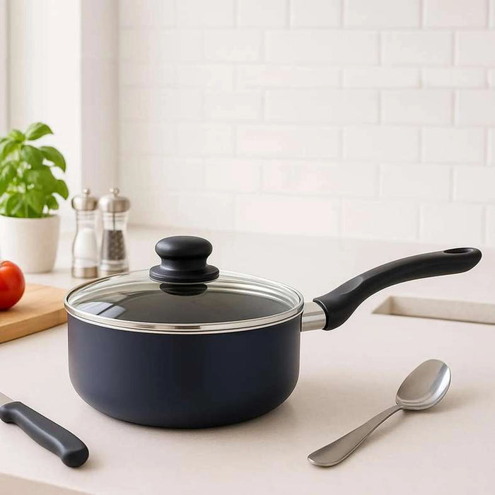 Wilson Sauce Pan With Lid Dia18Cm - Black