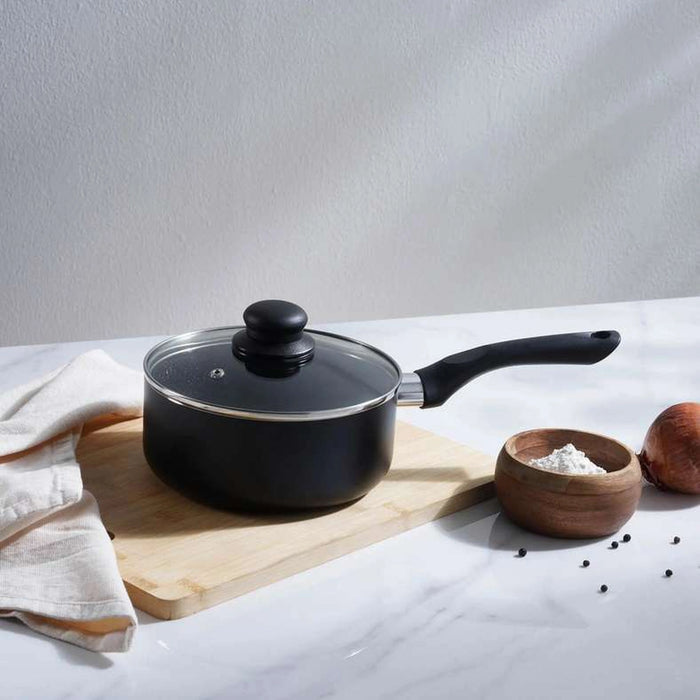Wilson Sauce Pan With Lid Dia18Cm - Black