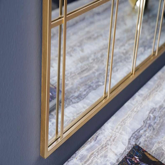 Windsor Wall Mirror 80X120Cm-Gold