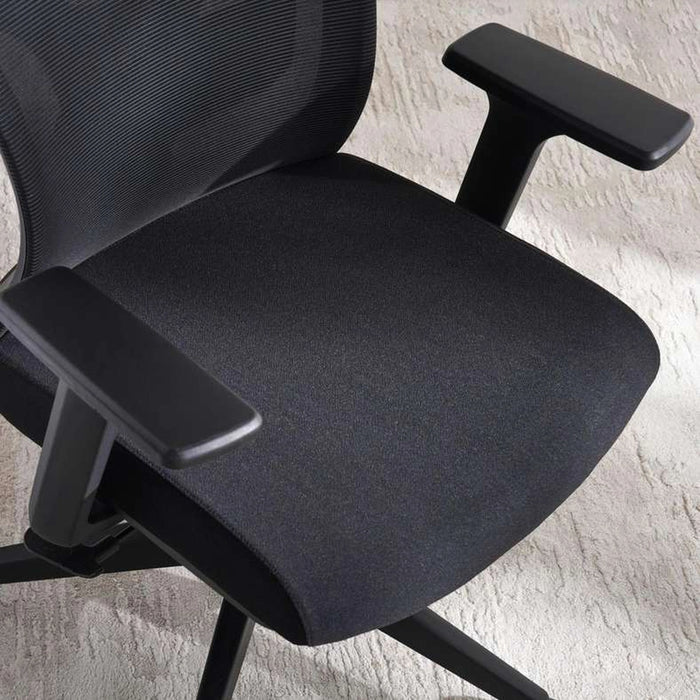 Winger Office High Back Chair Mesh And Fabric-Black