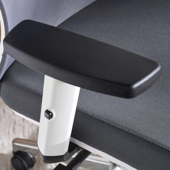 Winger Office High Back Chair With Adjustable Armrest - Dark Grey