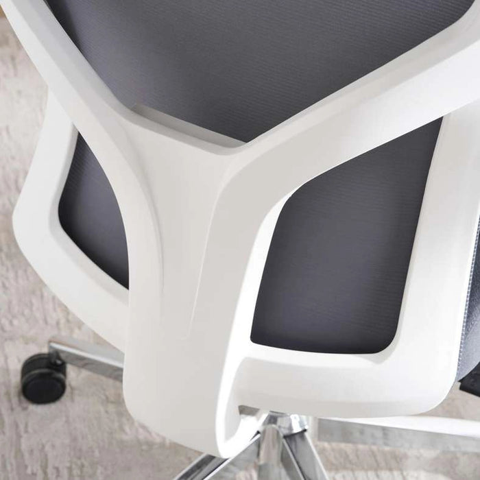 Winger Office High Back Chair With Adjustable Armrest - Dark Grey