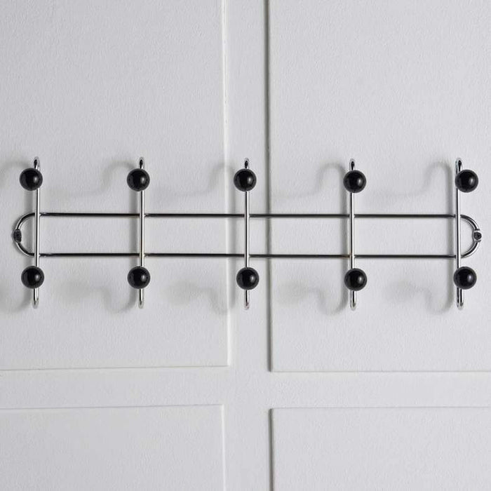 Winslow Wall Mounted Hooks With 10 Knobs 53X14X17.5Cm -Chrome