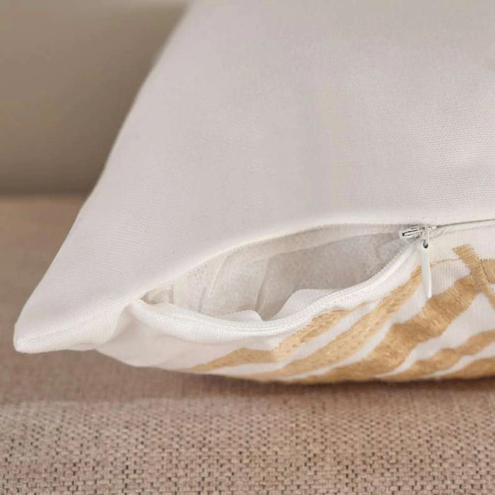 Winsor Printed Filled Cushion 45X45Cm - Cream