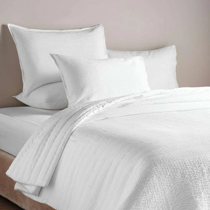 Winston 3-Piece Double Gauze Jacquard Quilted Bedspread Set 220X240- White