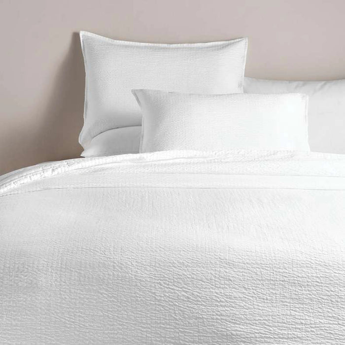Winston 3-Piece Double Gauze Jacquard Quilted Bedspread Set 220X240- White