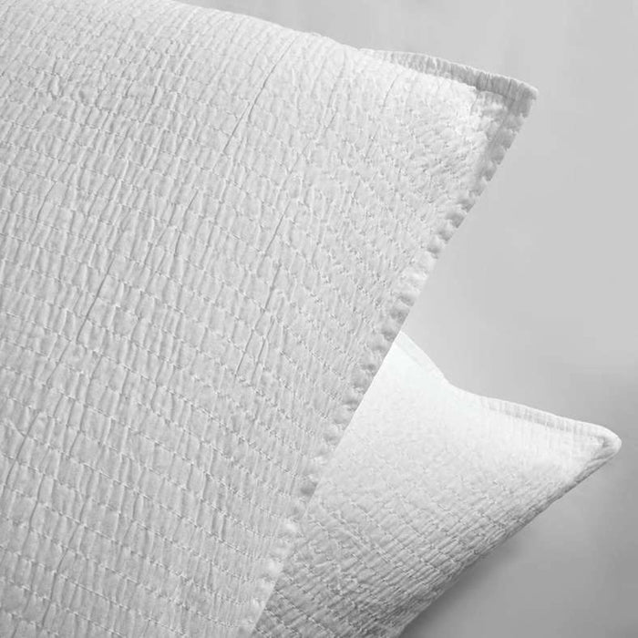 Winston 3-Piece Double Gauze Jacquard Quilted Bedspread Set 220X240- White