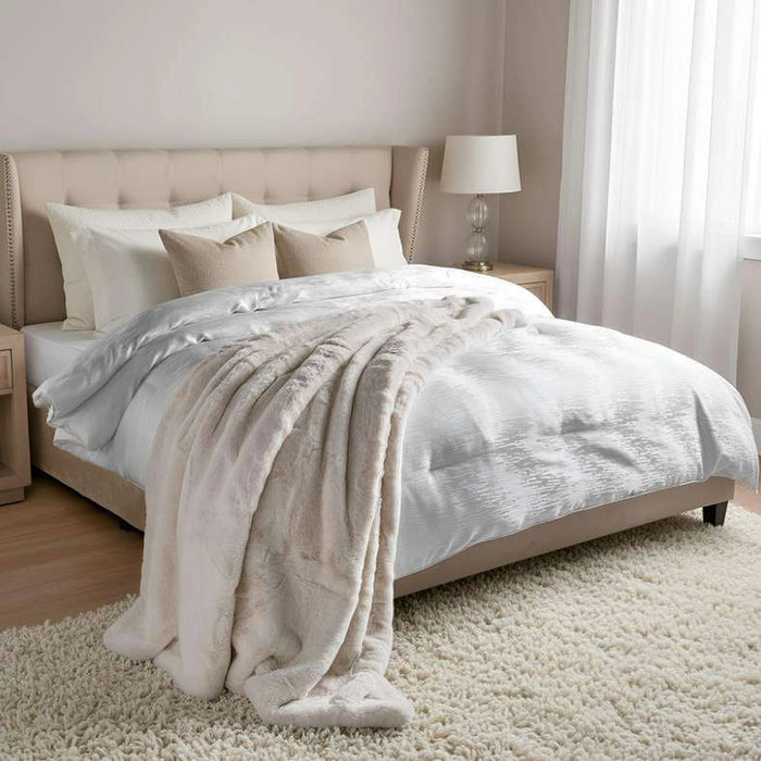Winston Supersoft Fur Blanket 150X200Cm - Stone White