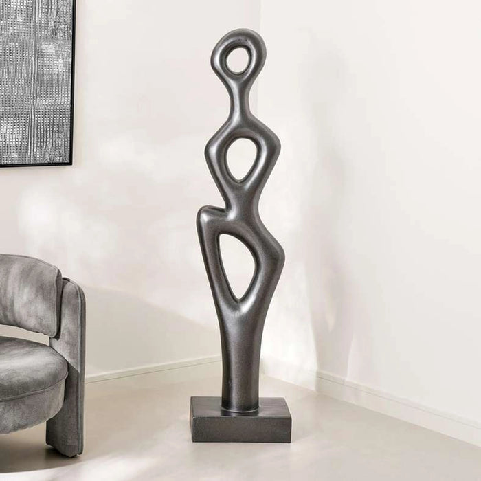 Winto Polyresin Decor Sculpture 40X30X164.5Cm - Black
