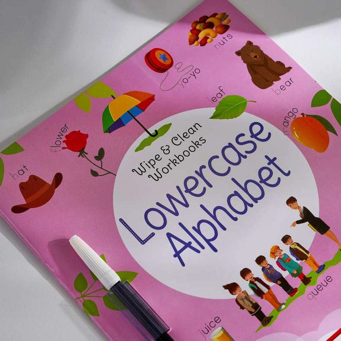 Wipe And Clean Workbook Lowecase Alphabet - Multi