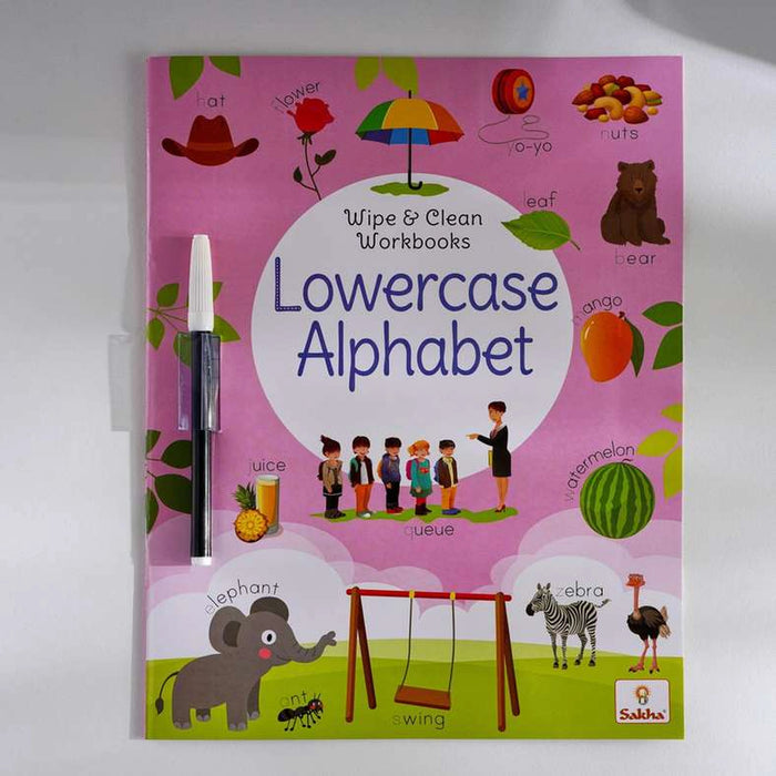 Wipe And Clean Workbook Lowecase Alphabet - Multi