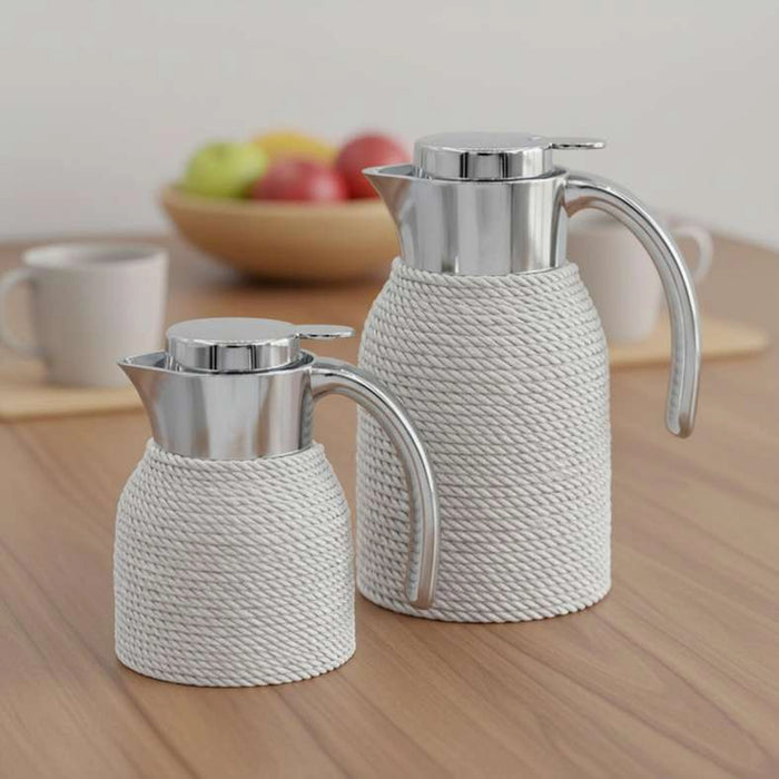 Wira 2-Piece Vacuum Flask 600Ml + 1L -Chrome