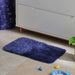 Wonder Space Microfiber Bathmat 40X60 cm-Blue Pan Home