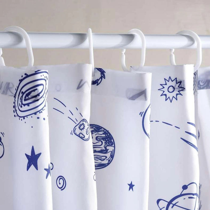 Wonder Space Shower Curtain - Blue Pan Home
