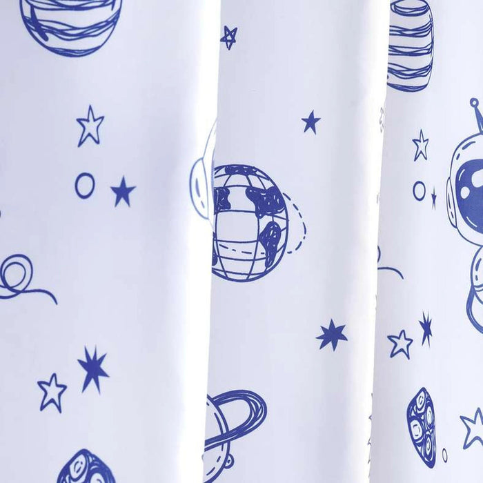 Wonder Space Shower Curtain - Blue Pan Home