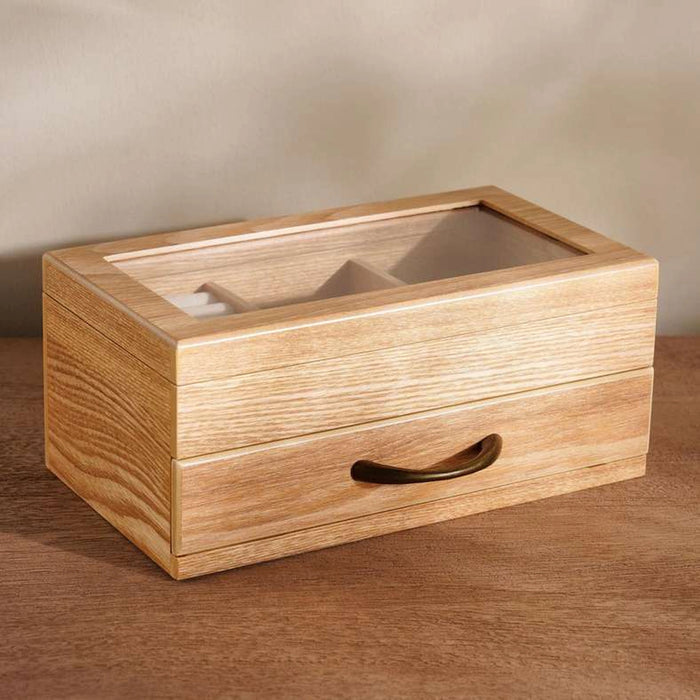 Woodland 2-Drawer Jewellery Box 25X16X11Cm-Natural Gloss