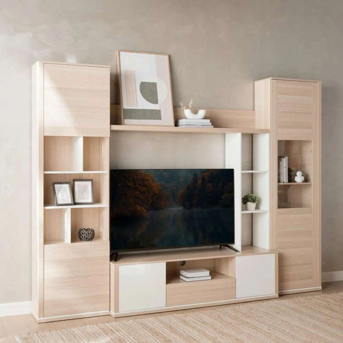 Woodland Entertainment Unit Up To 55 Inches - Natural