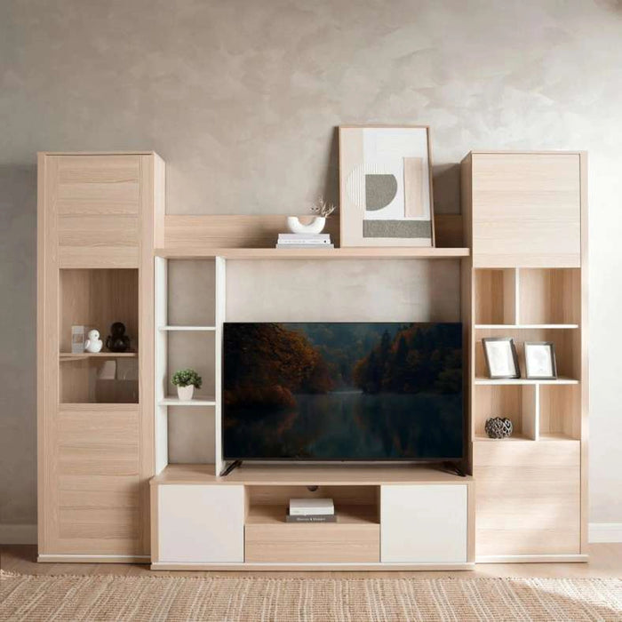 Woodland Entertainment Unit Up To 55 Inches - Natural