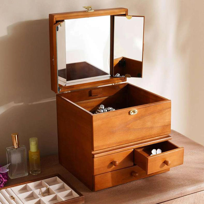 Woodland Multipurpose Storage Box- 22X17X16Cm-Natural Gloss