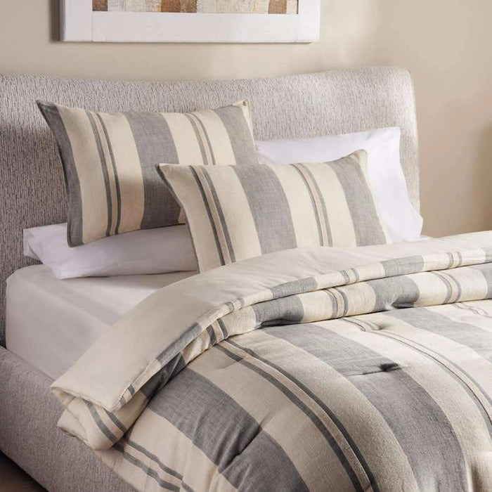 Woven Dreams 3-Piece Queen Comforter Set 200X240Cm - Anthracite