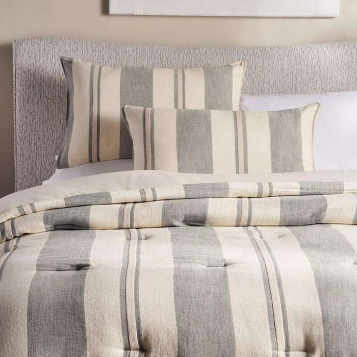 Woven Dreams 3-Piece Queen Comforter Set 200X240Cm - Anthracite