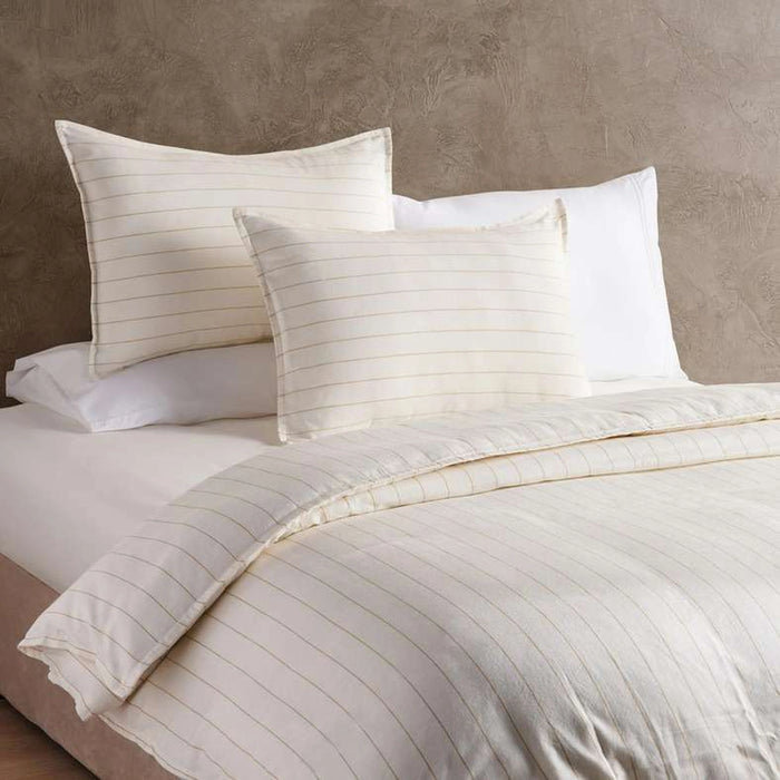 Woven Dreams 3-Piece Queen Duvet Cover Set 200X200Cm - Ochre