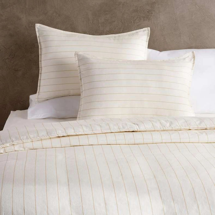 Woven Dreams 3-Piece Queen Duvet Cover Set 200X200Cm - Ochre