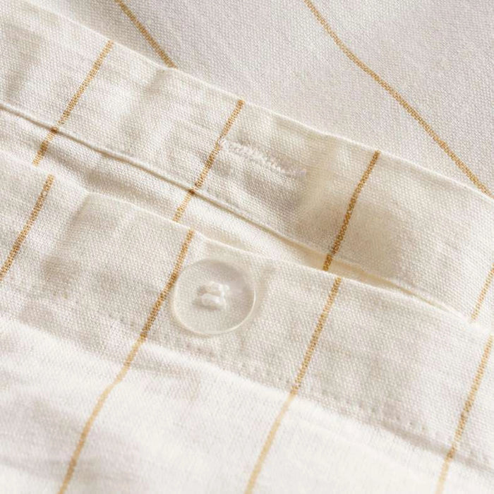 Woven Dreams 3-Piece Queen Duvet Cover Set 200X200Cm - Ochre