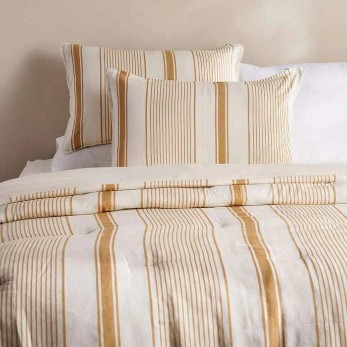 Woven Dreams Lane 3-Piece Full Comforter Set 160X240Cm - Ochre