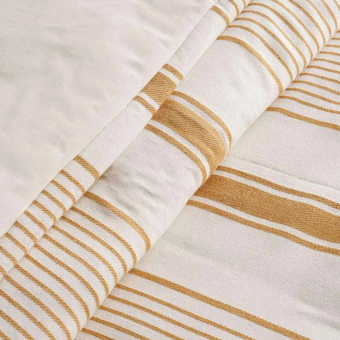 Woven Dreams Lane 3-Piece Full Comforter Set 160X240Cm - Ochre