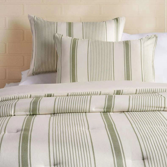 Woven Dreams Lane 3-Piece Full Comforter Set 160X240Cm - Sage