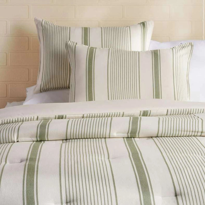 Woven Dreams Lane 3-Piece Queen Comforter Set 200X240Cm - Sage