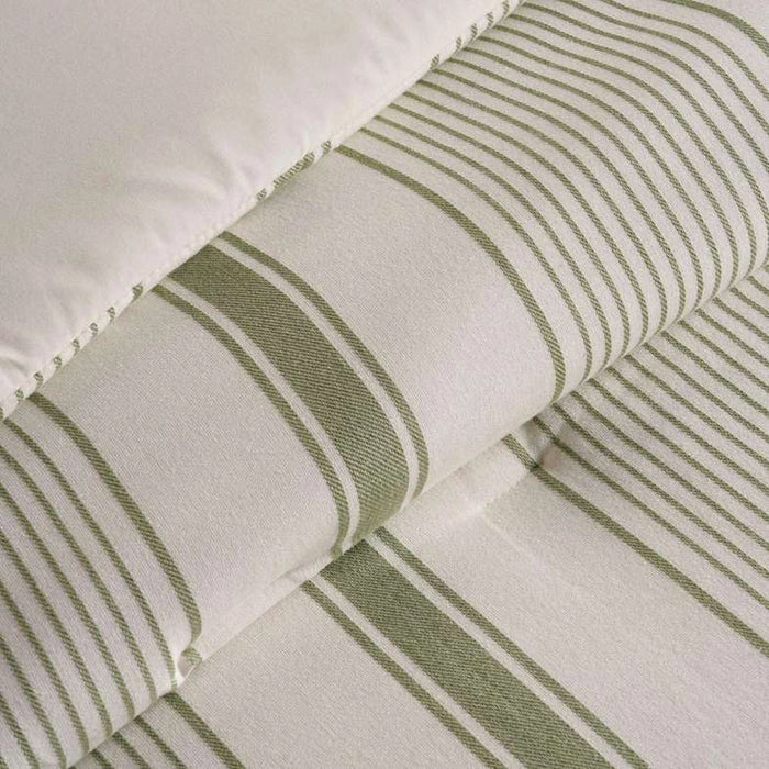 Woven Dreams Lane 3-Piece Queen Comforter Set 200X240Cm - Sage