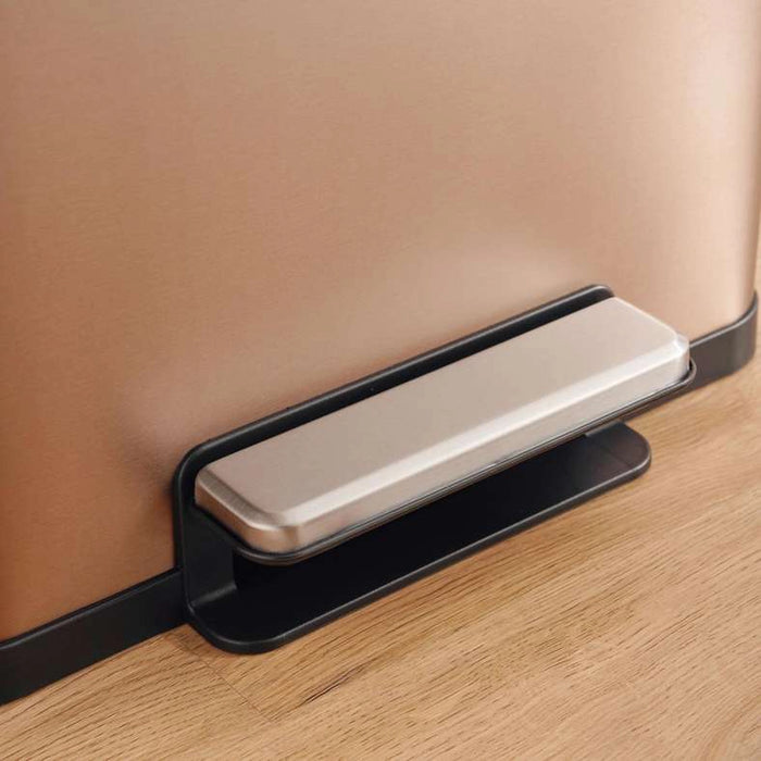 Wren Pedal Waste Bin Fingerprint Resistant 50L 40X35.4X66.5Cm - Champagne