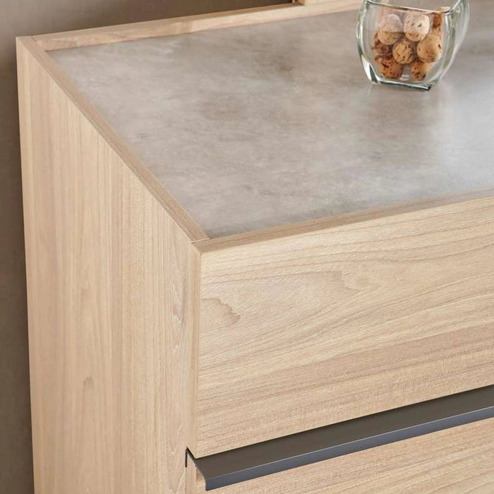 Wrenley 6 Drawers Dresser With Mirror And Stool