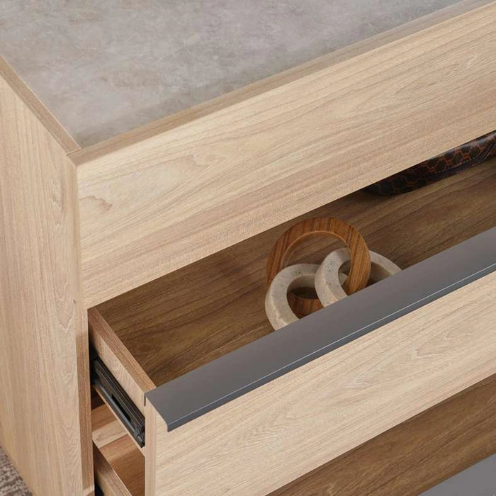 Wrenley 6 Drawers Dresser With Mirror And Stool