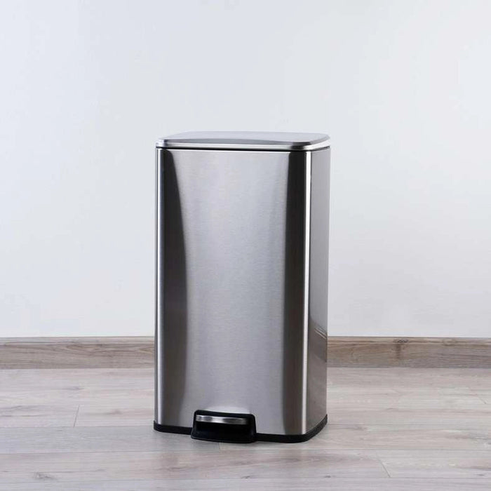 Wulfric 30L Pedal Bin - Chrome Pan Home