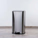 Wulfric 30L Pedal Bin - Chrome Pan Home