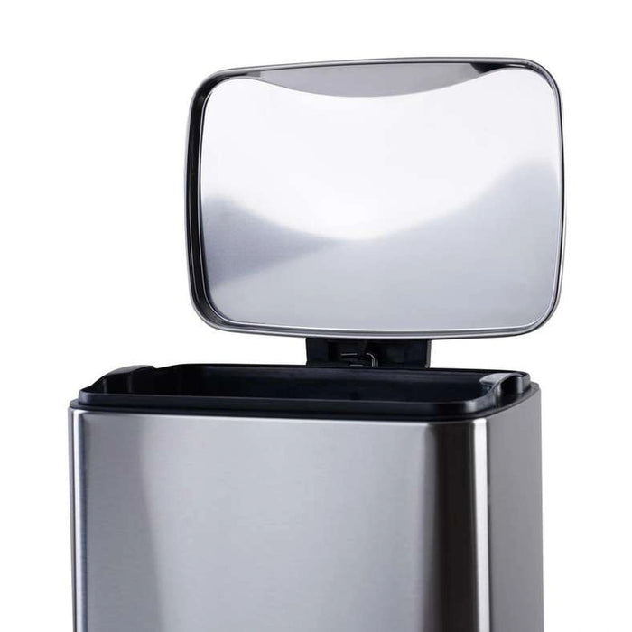 Wulfric 30L Pedal Bin - Chrome Pan Home