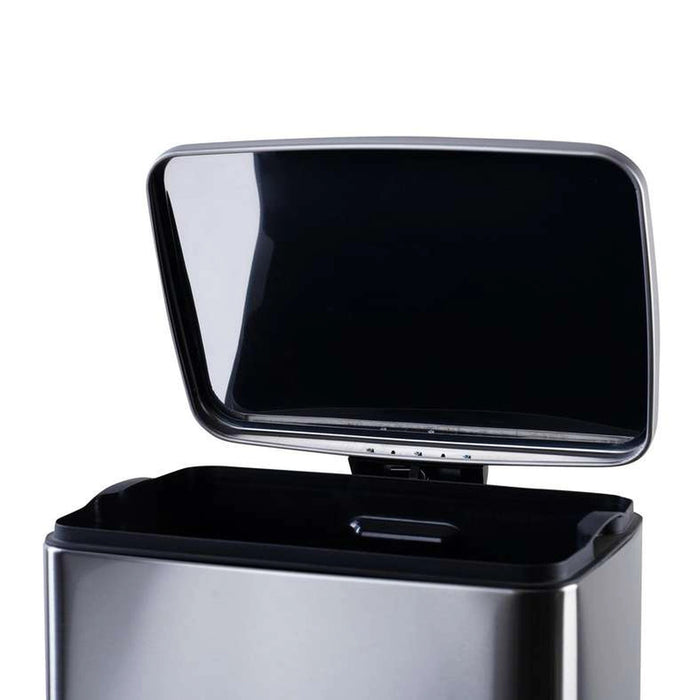 Wulfric 50L Pedal Bin 63Cm - Chrome Pan Home