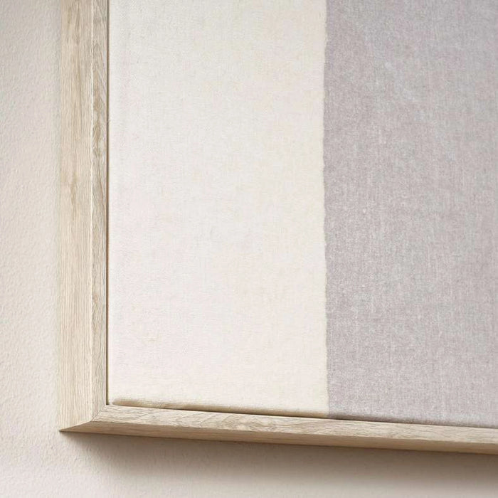 Wylie Hand Made Fabric Canvas Wall Art 80X100Cm - Brown