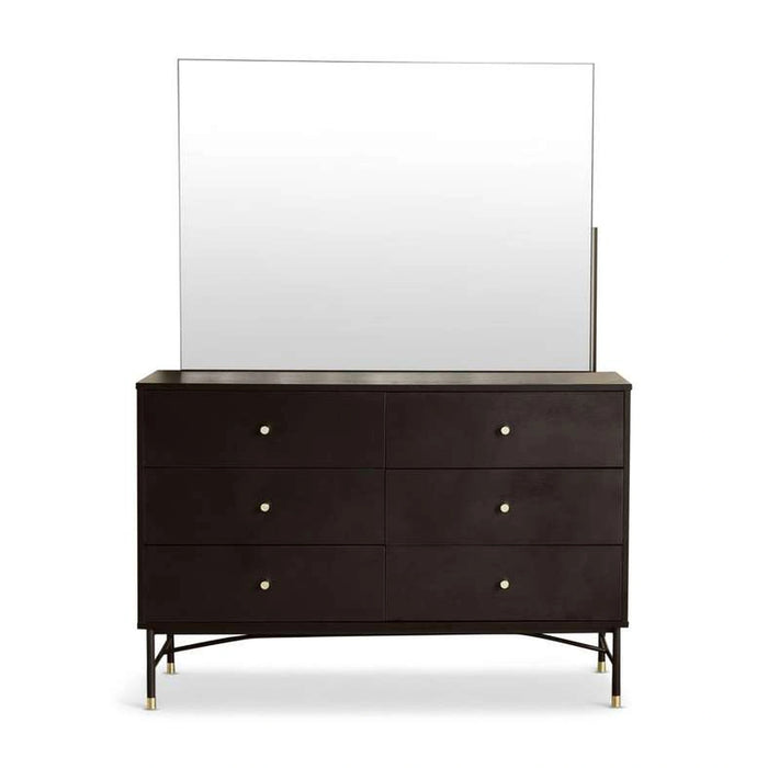 Wynston Dresser With Mirror - Black