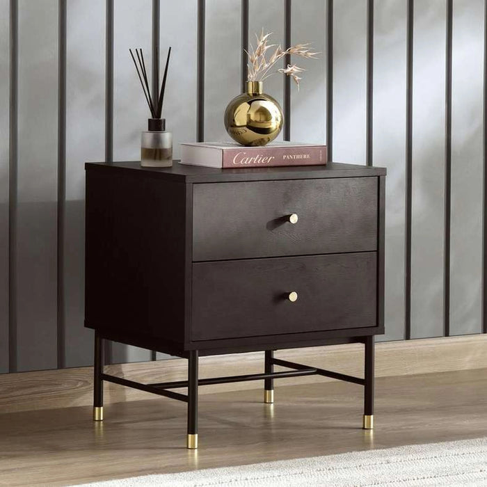 Wynston Night Stand - Black