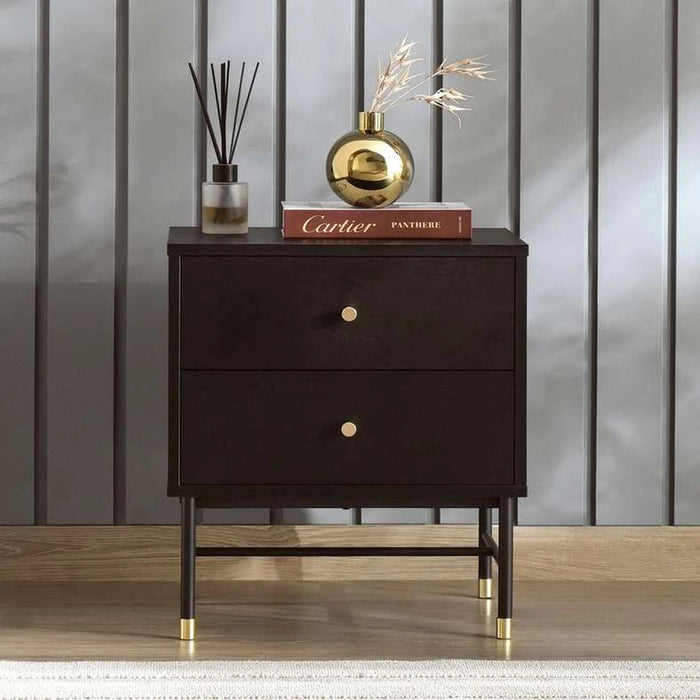 Wynston Night Stand - Black