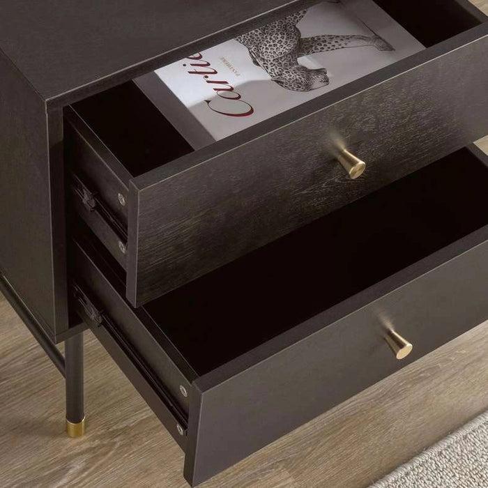 Wynston Night Stand - Black