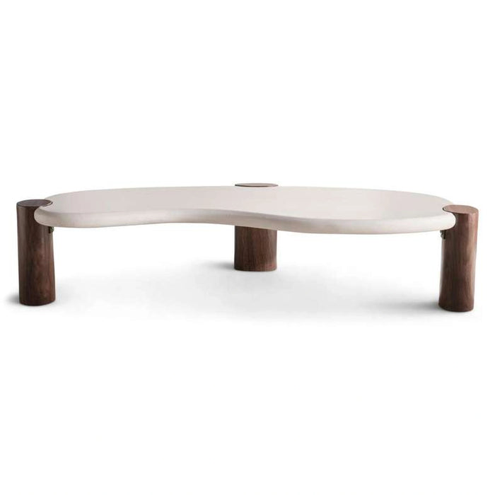 Xanthe Coffee Table Concrete - White Natural